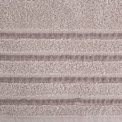 Ręcznik łazienkowy JASPER z bordiurą w paski Eurofirany - 30 x 50 cm - pudrowy róż 3