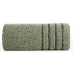 Ręcznik łazienkowy JASPER z bordiurą w paski Eurofirany - 30 x 50 cm - oliwkowy 2