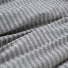 Komplet pościeli ETNO 3 w paski z tkaniny bawełnianej Eurofirany - 160 x 200 cm - stalowy 5