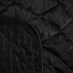 Narzuta czarna LUIZ 3 pikowana metodą hot press z welwetu Design 91 - 170 x 210 cm - czarny 5