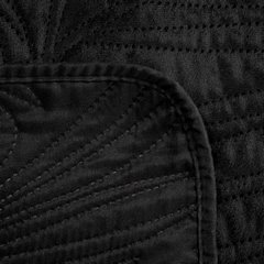 Narzuta czarna LUIZ 4 pikowana metodą hot press z welwetu Design 91 - 170 x 210 cm - czarny 5
