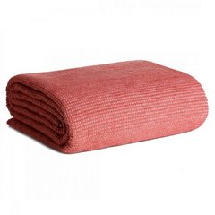 MOROCCO czerwona narzuta na łóżko z włóknem z recyklingu 240x220 cm TERRA COLLECTION Eurofirany - 220 x 240 cm - czerwony 2