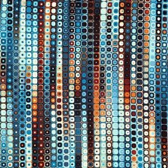 Komplet pościeli NIKA 25  w nowoczesnym stylu z satyny bawełnianej Eurofirany - 220 x 200 cm - niebieski 4