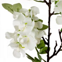 Sztuczny kwiat dekoracyjny ROBINIA AKACJOWA biały Eurofirany - 85 cm - biały 2