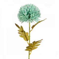 Kwiat sztuczny dekoracyjny CHRYZANTEMA miętowa Eurofirany - ∅ 12 x 63 cm - miętowy 1