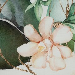 Komplet pościeli PREMIUM z motywem kwiatów z makosatyny bawełnianej Eurofirany Premium - 160 x 200 cm - biały 4