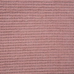Koc pudrowy AMBER z bawełny i akrylu zxe wzorem strukturalnym Design 91 - 180 x 220 cm - pudrowy róż 4