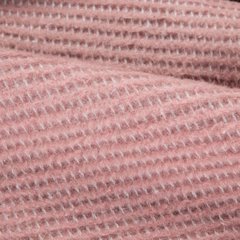 Koc pudrowy AMBER z bawełny i akrylu zxe wzorem strukturalnym Design 91 - 180 x 220 cm - pudrowy róż 5
