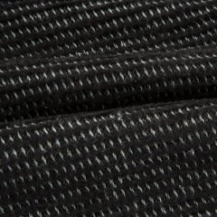 Koc czarny AMBER z bawełny i akrylu ze wzorem strukturalnym Design 91 - 150 x 200 cm - czarny 5