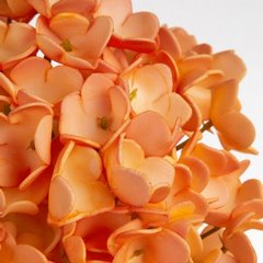 Kwiat sztuczny dekoracyjny HORTENSJA pomarańczowy Eurofirany - ∅ 20 x 75 cm - pomarańczowy 2