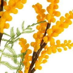 Gałązka sztuczna dekoracyjna z żółtymi kwiatostanami Eurofirany - 77 cm - żółty 2