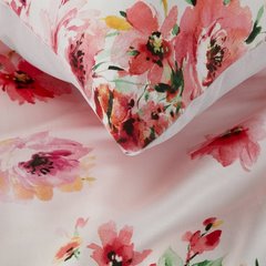 Komplet pościeli SPRING 1 z barwnym kwiatowym nadrukiem z satyny bawełnianej Eurofirany - 140 x 200 cm - biały 6