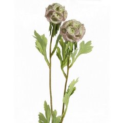 Kwiat sztuczny dekoracyjny zielono-fioletowy Eurofirany - ∅ 6 x 50 cm - zielony 1