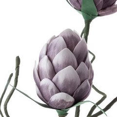 Sztuczny kwiat dekoracyjny KARCZOCH jasnofioletowy Eurofirany - 93 cm - jasnofioletowy 2