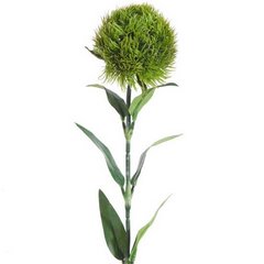 Kwiat sztuczny dekoracyjny GOZDZIK BRODATY zielony Eurofirany - 57 cm - zielony 1
