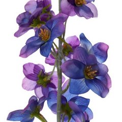 Kwiat sztuczny dekoracyjny OSTRÓŻKA niebieski Eurofirany - 80 cm - niebieski 2