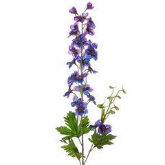 Kwiat sztuczny dekoracyjny OSTRÓŻKA niebieski Eurofirany - 80 cm - niebieski 1
