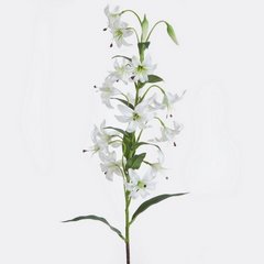 Kwiat sztuczny dekoracyjny LILIA MARTAGON biały Eurofirany - 83 cm - biały 1