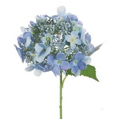Kwiat sztuczny dekoracyjny HORTENSJA niebieska Eurofirany - 53 cm - niebieski 1