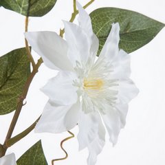 Kwiat sztuczny dekoracyjny POWOJNIK biały Eurofirany - 85 cm - biały 2