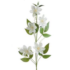 Sztuczny kwiat dekoracyjny POWOJNIK PNĄCZE amarantowy Eurofirany - 85 cm - kremowy 1