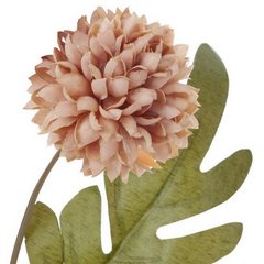 Kwiat sztuczny dekoracyjny CHRYZANTEMA pudrowy róż Eurofirany - 52 cm - pudrowy róż 2
