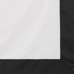 Komplet białej pościli LAURA z satyny bawełnianej z kontrastującą kantą Eurofirany - 160 x 200 cm - biały 3