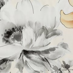 Komplet pościeli PREMIUM 19 z makosatyny bawełnianej zdobiona nadrukiem kwiatów  Eurofirany Premium - 220 x 200 cm - biały 4