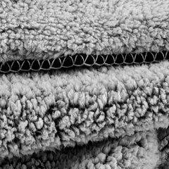 Narzuta-koc na fotel KOALA z tkaniny barankowej Eurofirany Premium - 70 x 160 cm - czarny 6