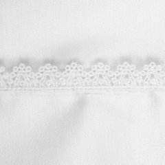 Komplet pościeli LINDA z kolekcji Nova Style z mieszanki włókien zdobiona pasem koronki Eurofirany - 160 x 200 cm - biały 4