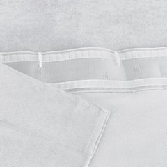 Zasłona jednokolorowa Dora z tkaniny o welurowej strukturze Eurofirany - 120 x 240 cm - biały 2