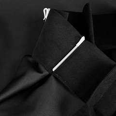 Zasłona Dora z tkaniny o welurowej strukturze Eurofirany - 180 x 260 cm - czarny 2