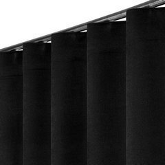 Zasłona Dora z tkaniny o welurowej strukturze Eurofirany - 180 x 240 cm - czarny 6