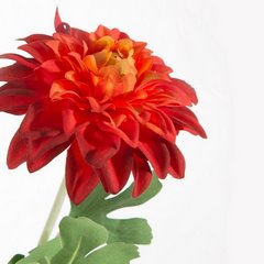 Kwiat sztuczny dekoracyjny DALIA pomarańczowy Eurofirany - ∅ 12 x 57 cm - pomarańczowy 2