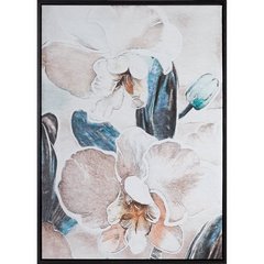 Obraz nadruk na płótnie z motywem kwiatów orchidei Eurofirany - 50 x 70 cm - beżowy 1