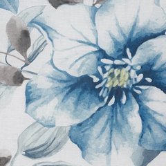 Komplet pościeli SPRING 09 z satyny bawełnianej zdobiona nadrukiem okazałych kwiatów Eurofirany - 180 x 200 cm - biały 4