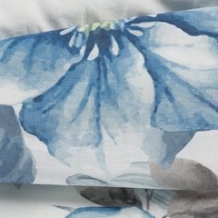 Komplet pościeli SPRING 09 z satyny bawełnianej zdobiona nadrukiem okazałych kwiatów Eurofirany - 180 x 200 cm - biały 5