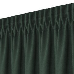 Zasłona Dora z tkaniny o welurowej strukturze Eurofirany - 340 x 280 cm - ciemnozielony 6