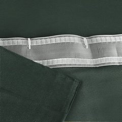 Zasłona Dora z tkaniny o welurowej strukturze Eurofirany - 360 x 240 cm - ciemnozielony 2