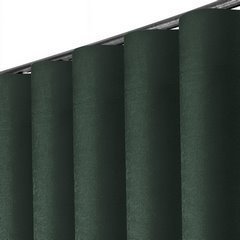 Zasłona Dora z tkaniny o welurowej strukturze Eurofirany - 360 x 240 cm - ciemnozielony 6