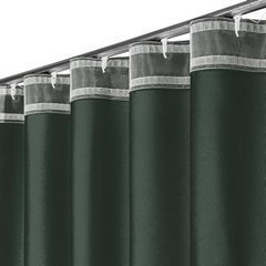 Zasłona Dora z tkaniny o welurowej strukturze Eurofirany - 360 x 240 cm - ciemnozielony 7