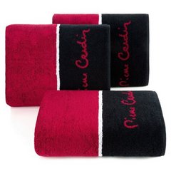 Ręcznik kąpielowy LUCA z kolekcji Pierre Cardin bawełniany Eurofirany - 50 x 90 cm - czerwony 1
