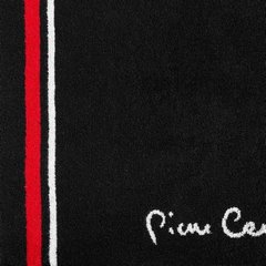 Ręcznik z kolekcji Pierre Cardin zdobiony kontrastowymi paseczkami Eurofirany - 50 x 90 cm - czarny 3