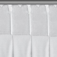 Zasłona Dora z tkaniny o welurowej strukturze Eurofirany - 120 x 260 cm - biały 2