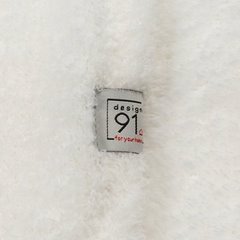 Narzuta-Koc na fotel LORI jednokolorowy z polaru Design 91 - 70 x 160 cm - biały 7