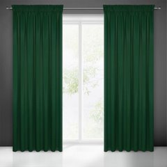 Zasłona BLACKOUT z gładkiej matowej tkaniny zaciemniającej Ella Line Eurofirany - 135 x 270 cm - zielony 1