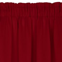 Zasłona BLACKOUT z gładkiej matowej tkaniny zaciemniającej Ella Line Eurofirany - 135 x 270 cm - czerwony 2