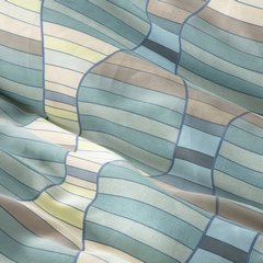 Komplet pościeli kolorowej LUNITA z satyny bawełnianej z nadrukiem 220x200 cm, 2x 70x80 cm Eurofirany - 220 x 200 cm - wielokolorowy 4