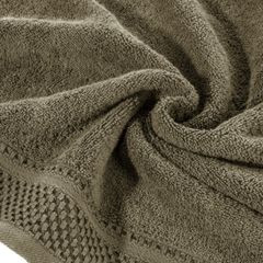 Ręcznik Carlo Eurofirany Premium 50x90 jasnobrązowy - 50 X 90 cm - brązowy 4