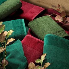 Ręcznik Carlo Eurofirany Premium 50x90 ciemnozielony - 50 X 90 cm - zielony 6